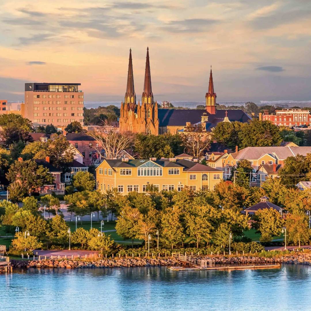 Charlottetown waterfront in Prince Edward Island